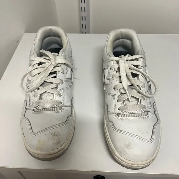 new balance 550s white grey size 6.5M/8 W - Picture 5 of 6